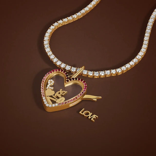 Colorful Heart Shaped Charm