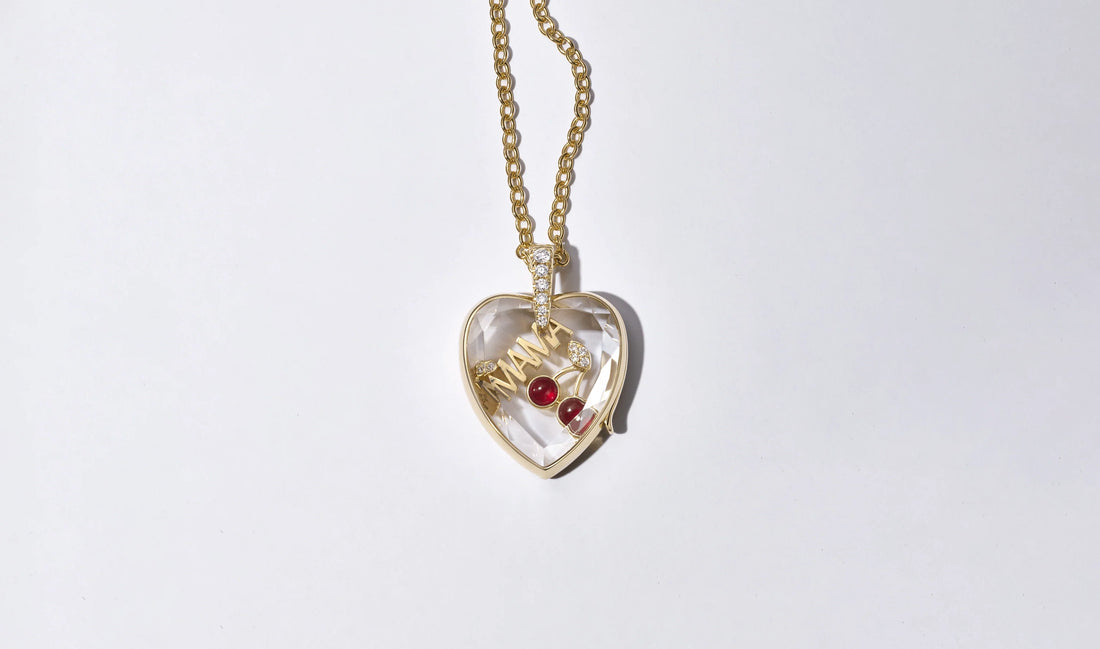 Diamond Heart Charm