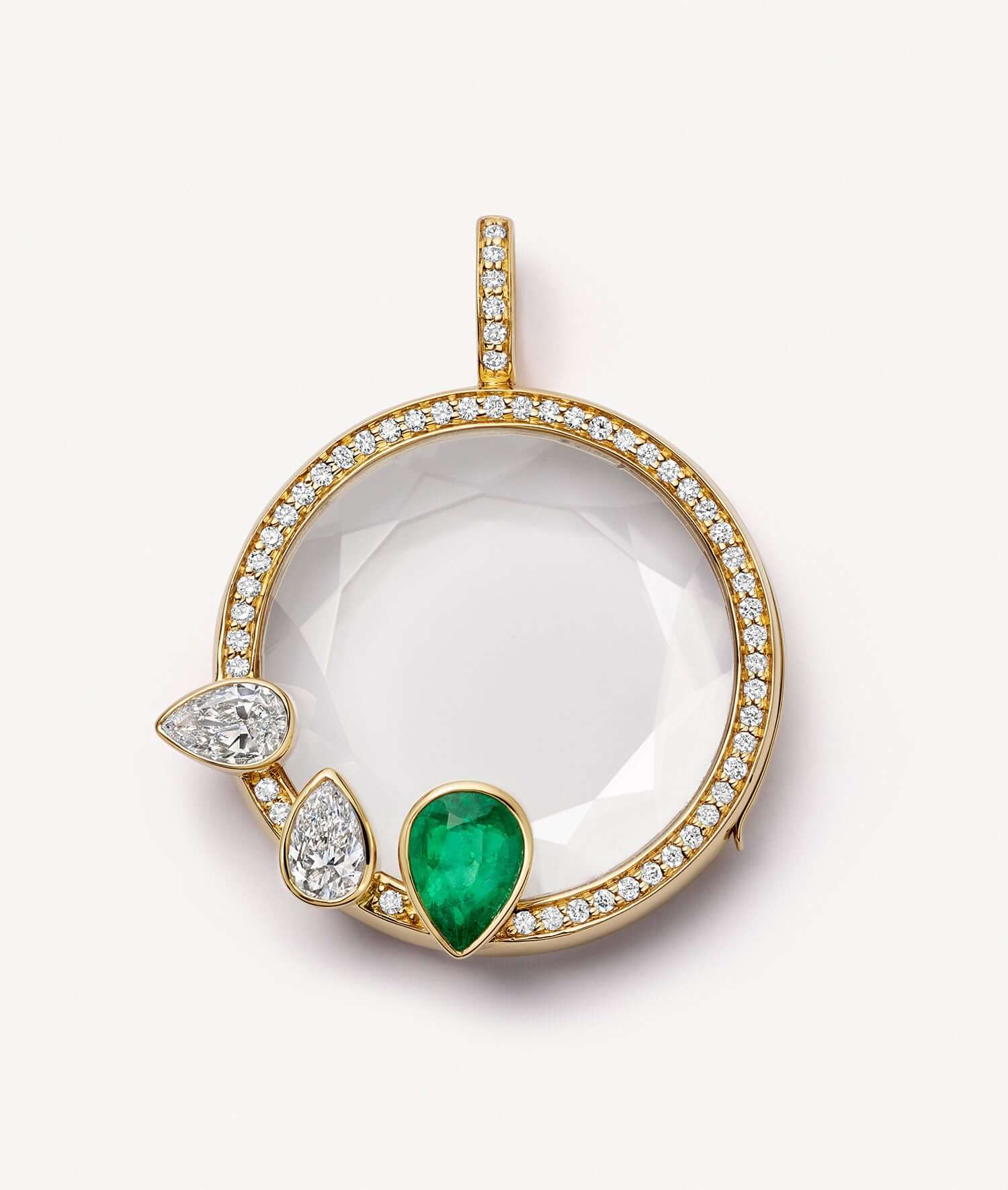 Athena Emerald Pear Drop