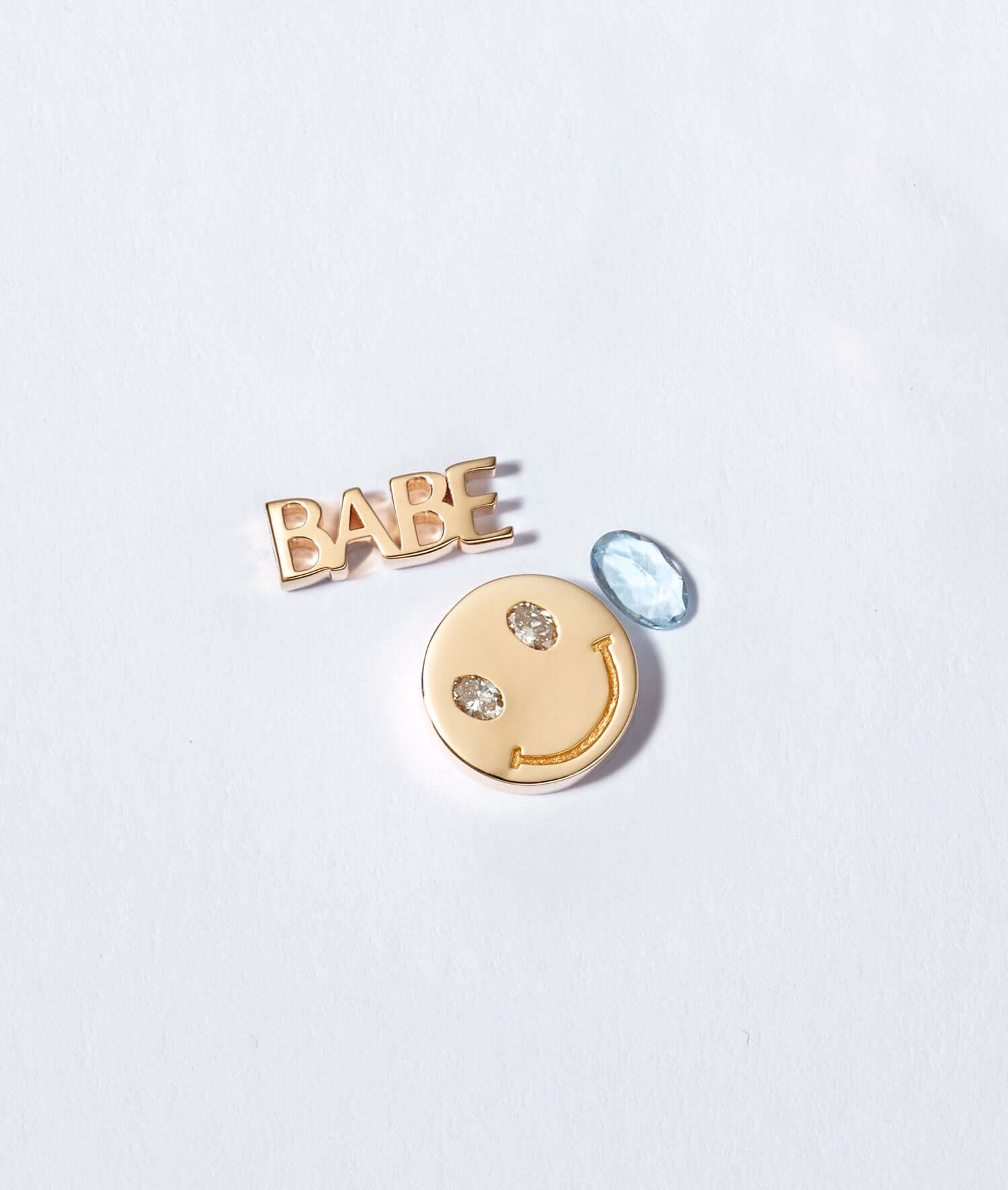 Large Happy Face Charm
