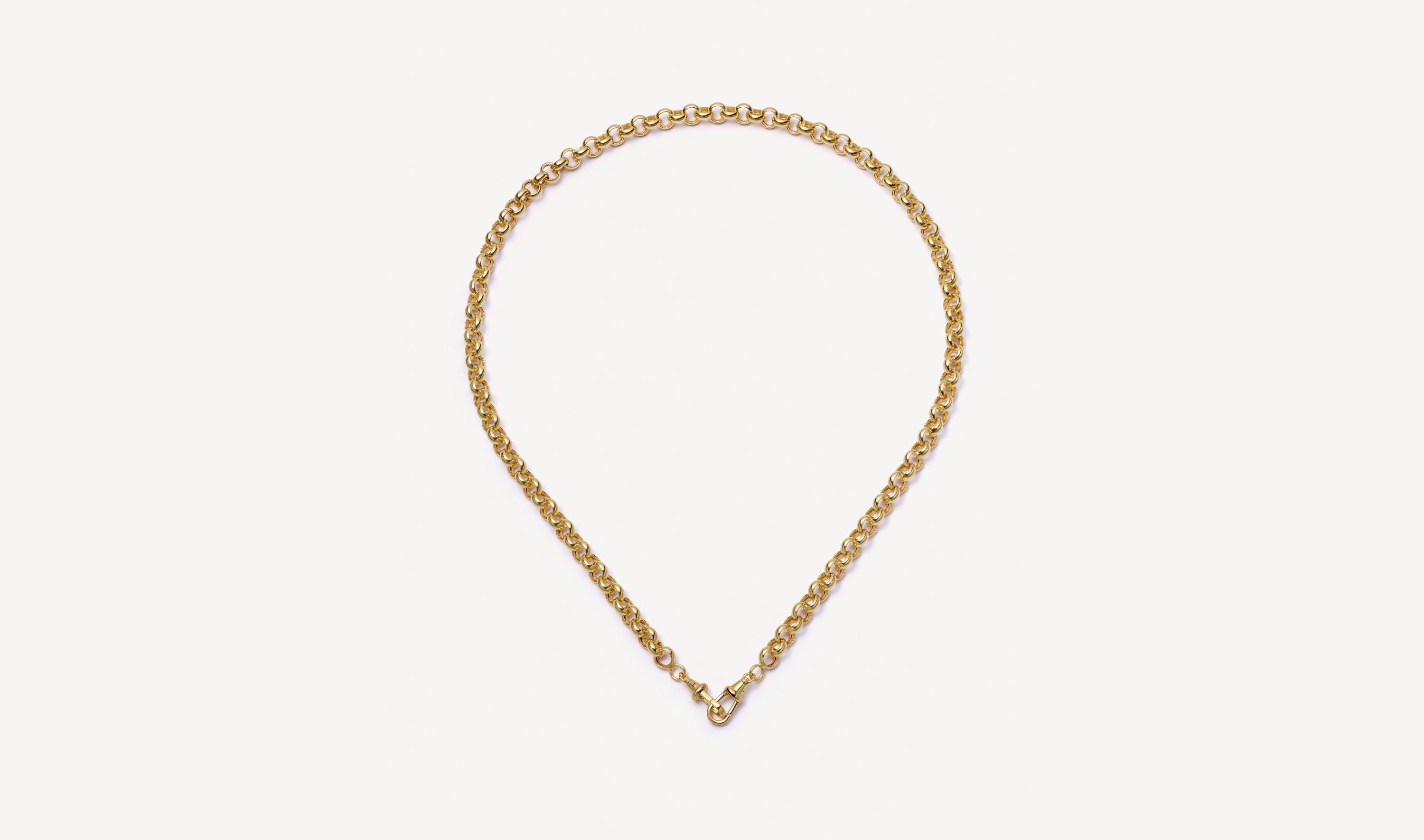 Belcher Necklace Chain 14k