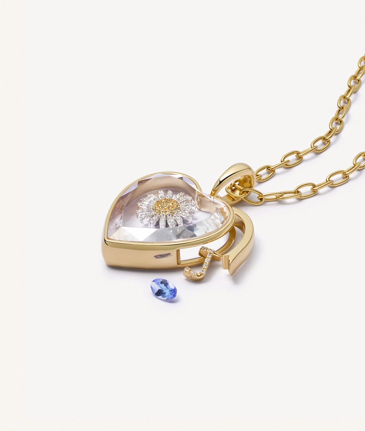 Midi Heart of Gold Locket 14k
