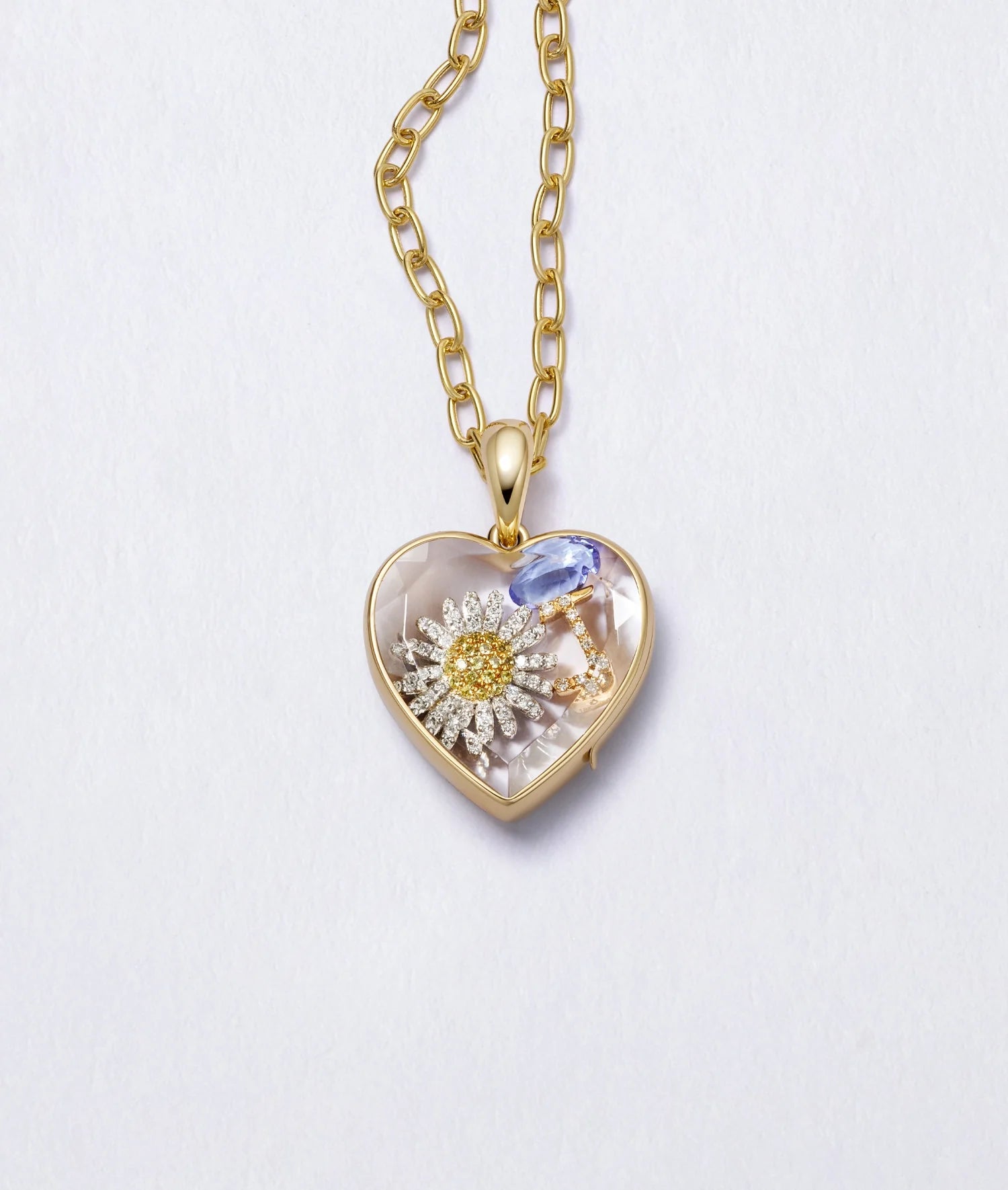 Diamond Letter Charm