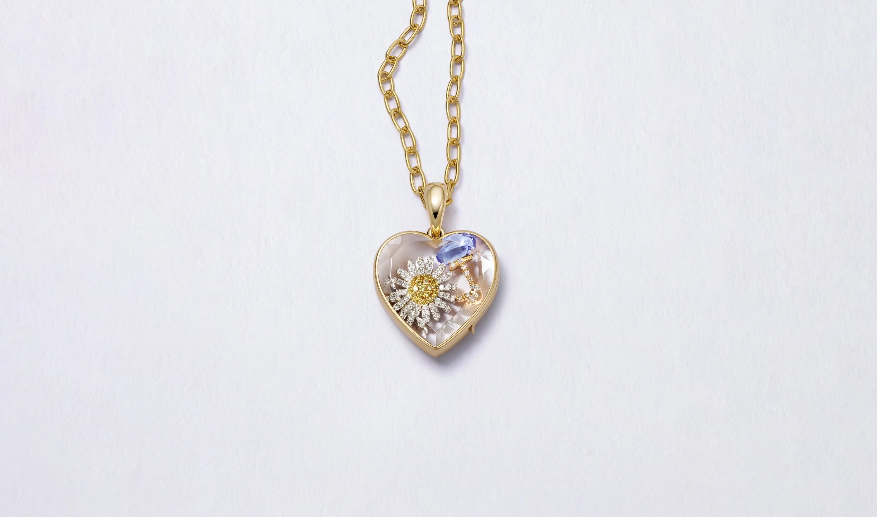 Midi Heart of Gold Locket 14k