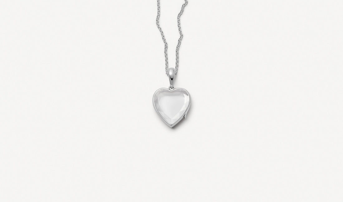 Mini White Heart of Gold