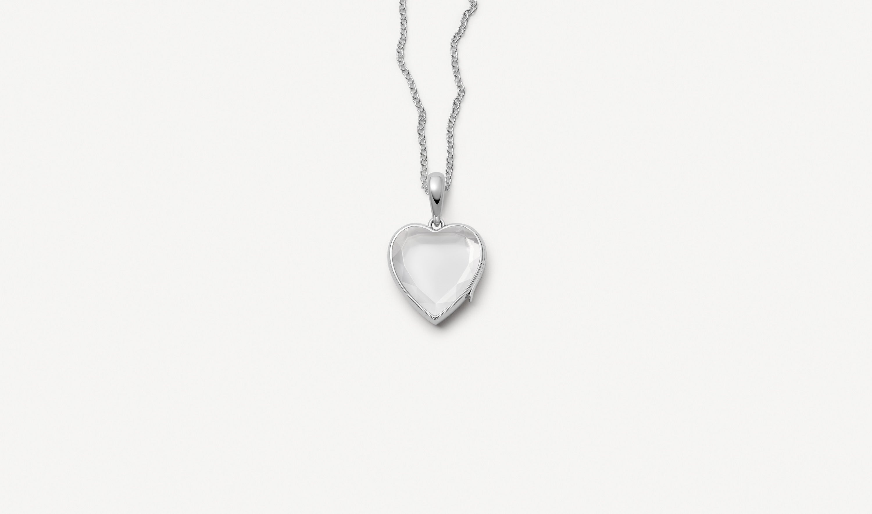 Mini White Heart of Gold