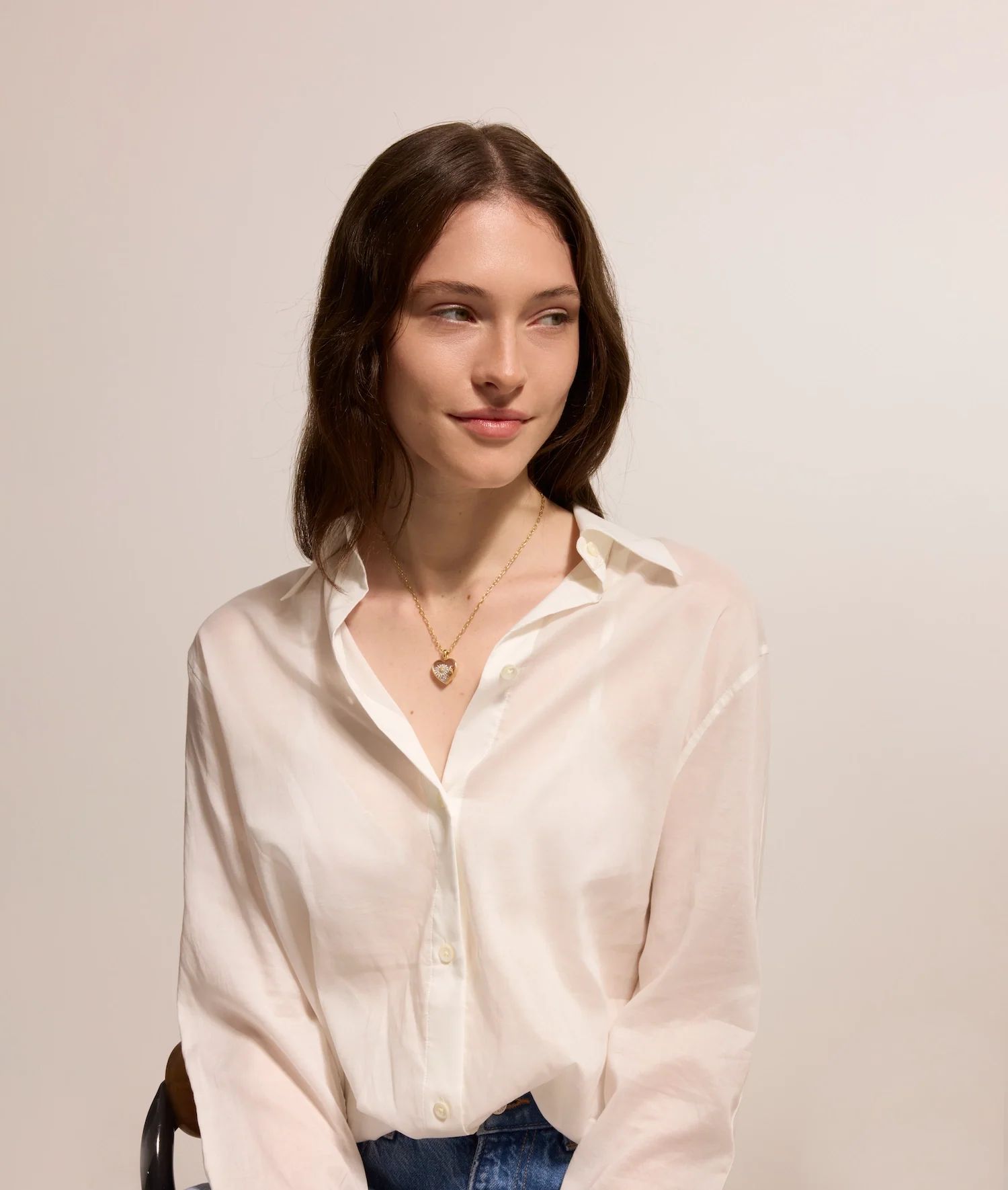 Midi Heart of Gold Locket 14k