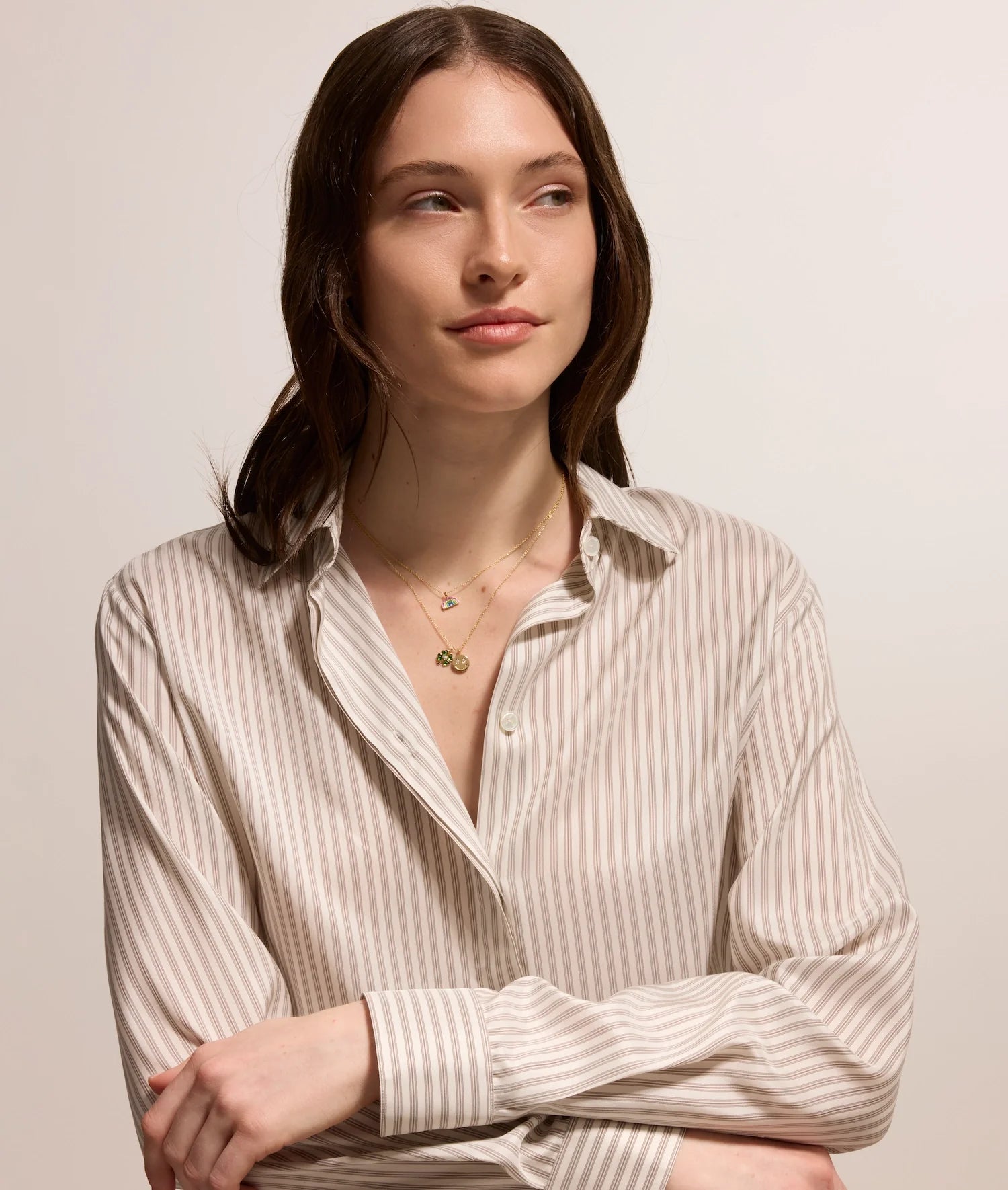 Sapphire Rainbow Pendant Necklace