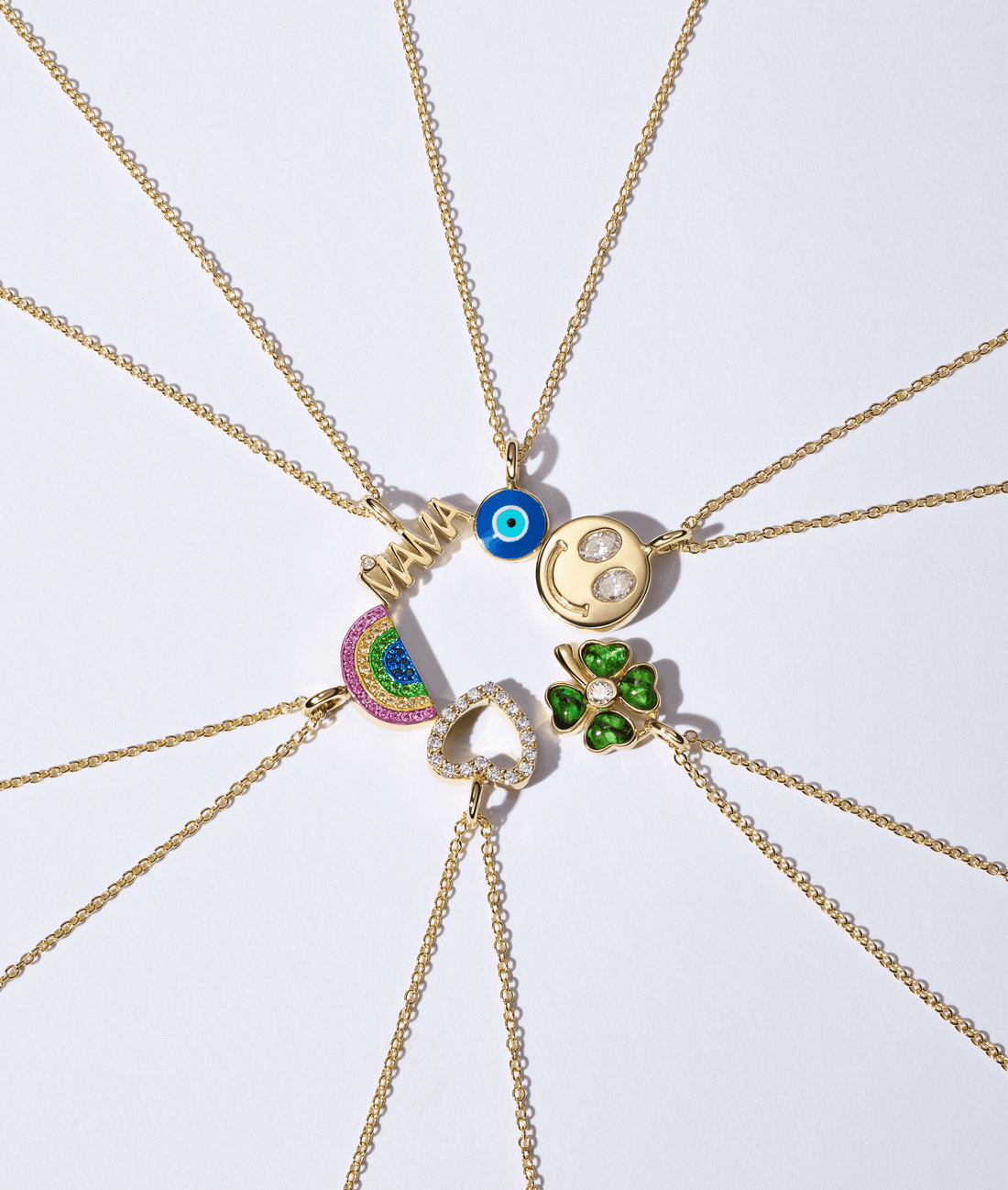 Diamond Mama Pendant Necklace