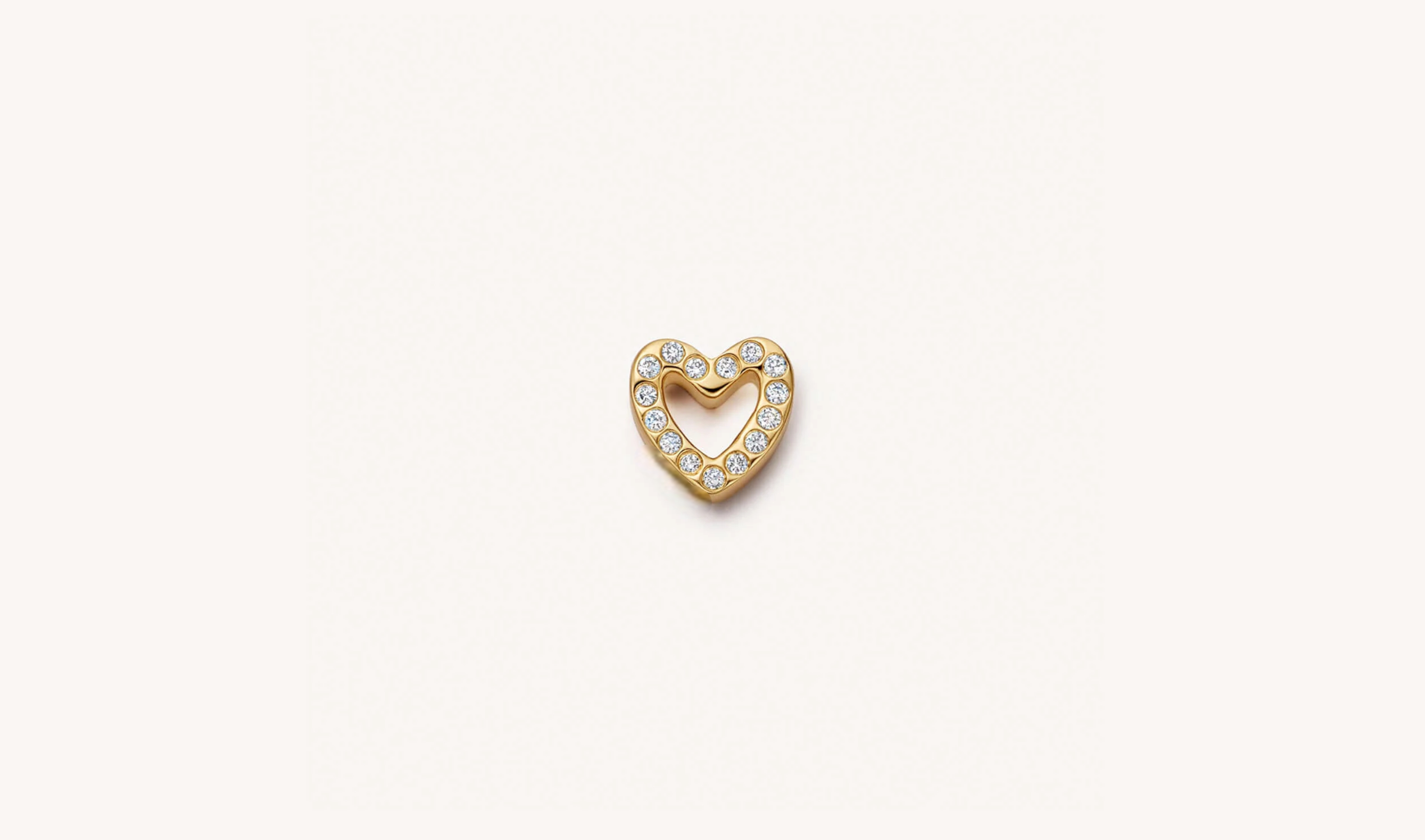 Diamond Heart Charm